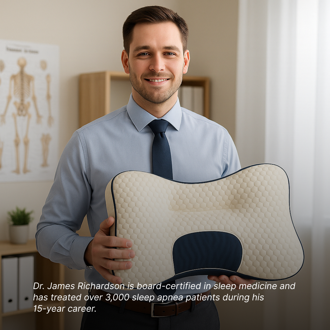 The Gevity Pillow + Free Sleep Mask & Anti Snore Clips